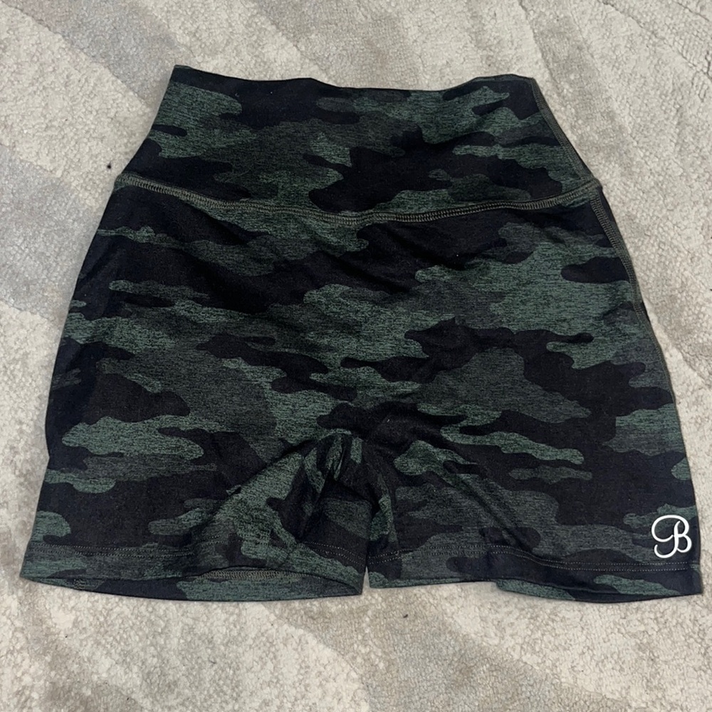Bombshell Green Camo Shorts